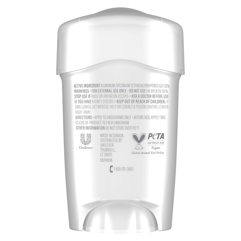 Dove Clinical Protection Antiperspirant Deodorant For Sweat and Odor Protection Original Clean Antiperspirant For Women Made With 1/4 Moisturizers 1.7 oz - Image 2