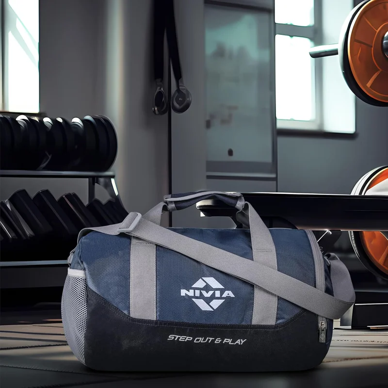 نيفيا Nivia Beast Gym Bag-4 - Navy Blue