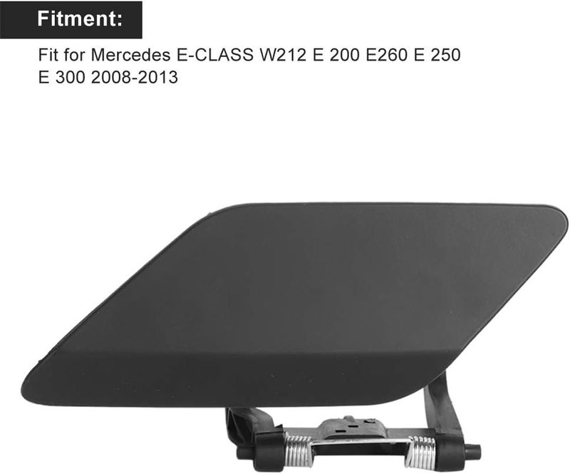 ويوبلز غطاء فوهة غسيل المصابيح الأمامية مناسب لسيارات مرسيدس الفئة E W212 E200 E260 E250 E300 08-13 (يسار) - Image 4