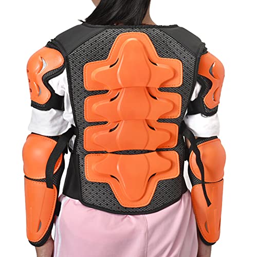 Kelendle Kids Motorcycle Armor Vest Suit Body Dirt Bike Protective Gear Youth Chest Spine Protector Child Elbow Knee Pads for Outdoor Racing Riding Skating Snowboarding Skiing Black - Image 3