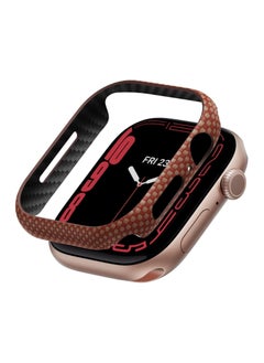 PITAKA PITAKA Apple Watch Series 10 Case, Exquisite Minimalist Slim Apple Watch Series 10 46mm Case, Aramid Fiber Woven Air Case - Sunset  - Image 1