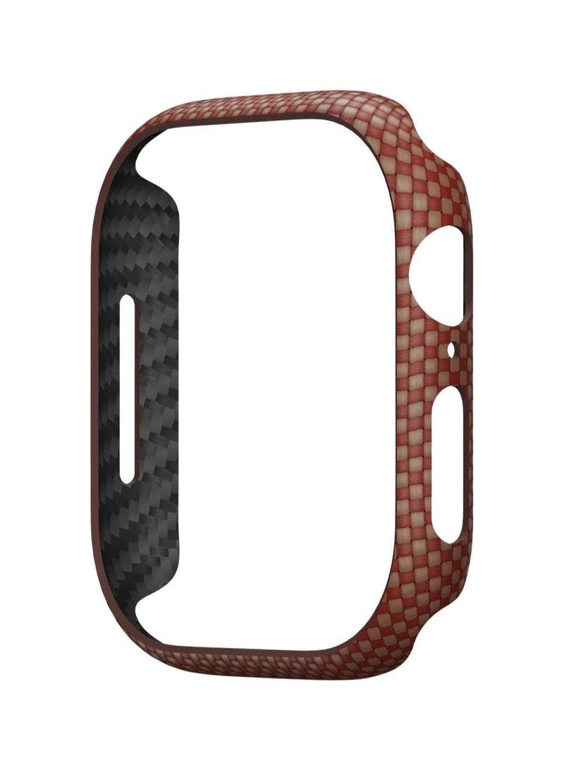 PITAKA PITAKA Apple Watch Series 10 Case, Exquisite Minimalist Slim Apple Watch Series 10 46mm Case, Aramid Fiber Woven Air Case - Sunset  - Image 2