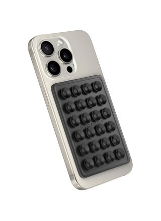 Suction Phone Case Mount, Sillicon Adhesive Phone Accessory for iPhone and Android, Hands-Free Fidget Toy Mirror Shower Phone Holder, Tiktok Videos and Selfies (Black) - pzsku/ZB5EB87F2E9726B9F017BZ/45/1744550952/0c4e308d-74d0-43bd-982c-8949538146a7