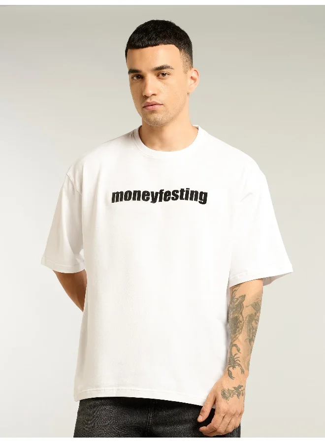 Beyoung Pink Emotionally Unavailable Oversized T-Shirt