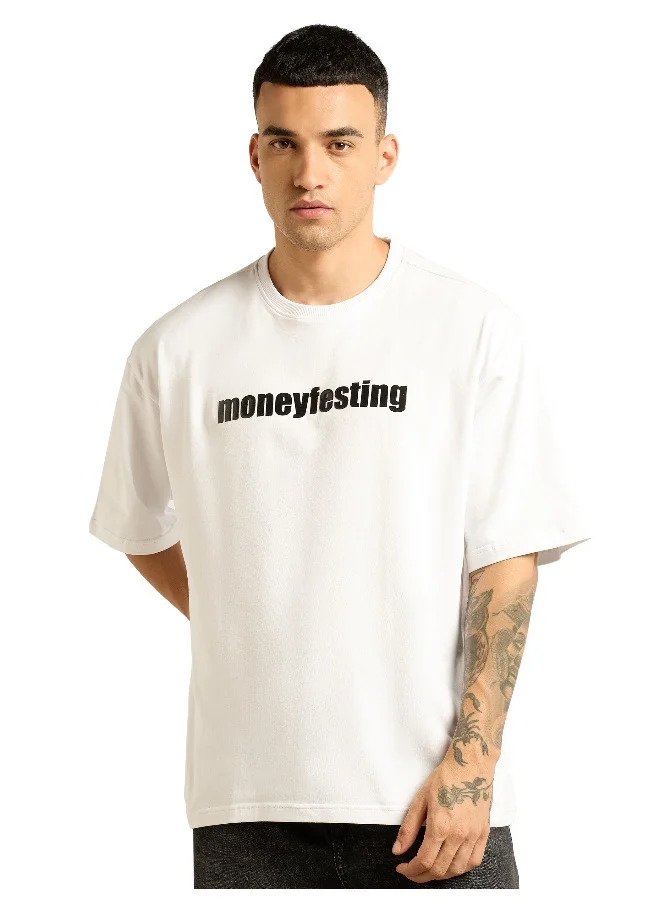 Beyoung Pink Emotionally Unavailable Oversized T-Shirt