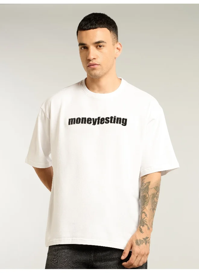 Beyoung Pink Emotionally Unavailable Oversized T-Shirt