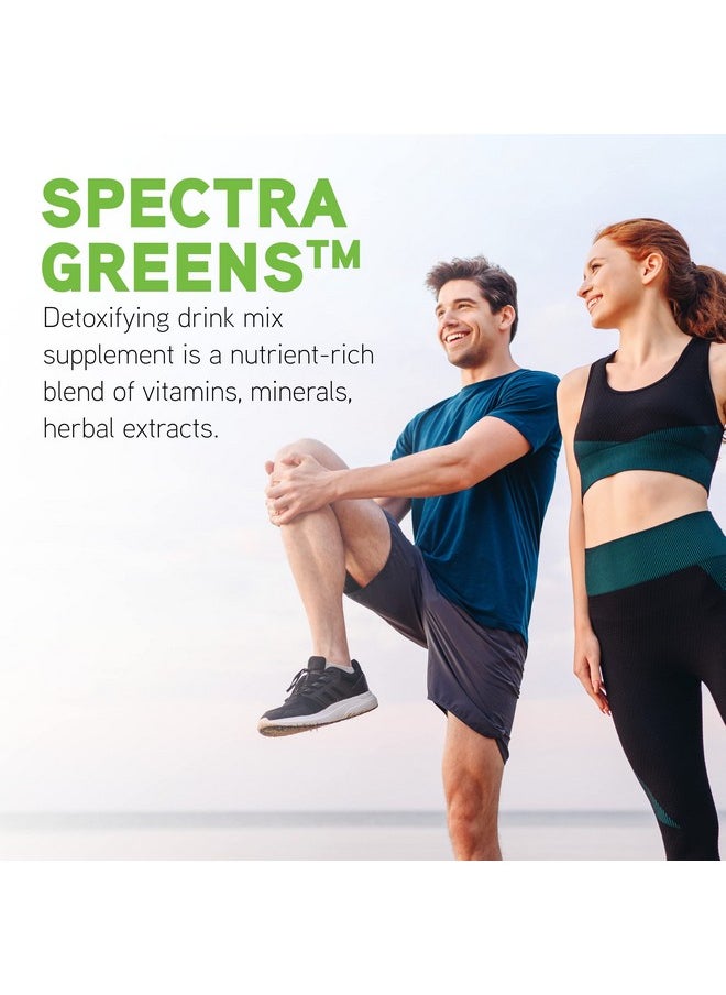 Davinci Labs Spectra Greens Drink Mix Supplement To Support Gi Health And Immune System Function With Spirulina Chlorella Grape Seed Extract Fiber Protein And More Vegetarian 30 Servings  - Image 3
