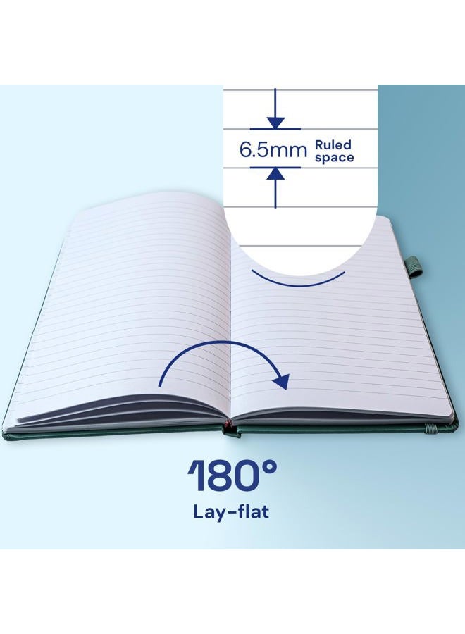 ONAVIA A6 Pocket Notebook Lined Journals, Small Journaling Notebooks, 160 Pages Hardcover Mini Notepad for Writing, Work, School and Note Taking with Pen Holder, 3.5" x 5.7", 3 Pack (Assorted Color) - Image 5