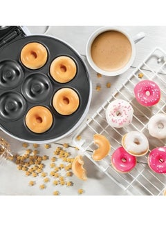 Generic Electric Mini Doughnut Maker – Non-Stick 7-Cavity Donut Machine in Pink  - Image 5