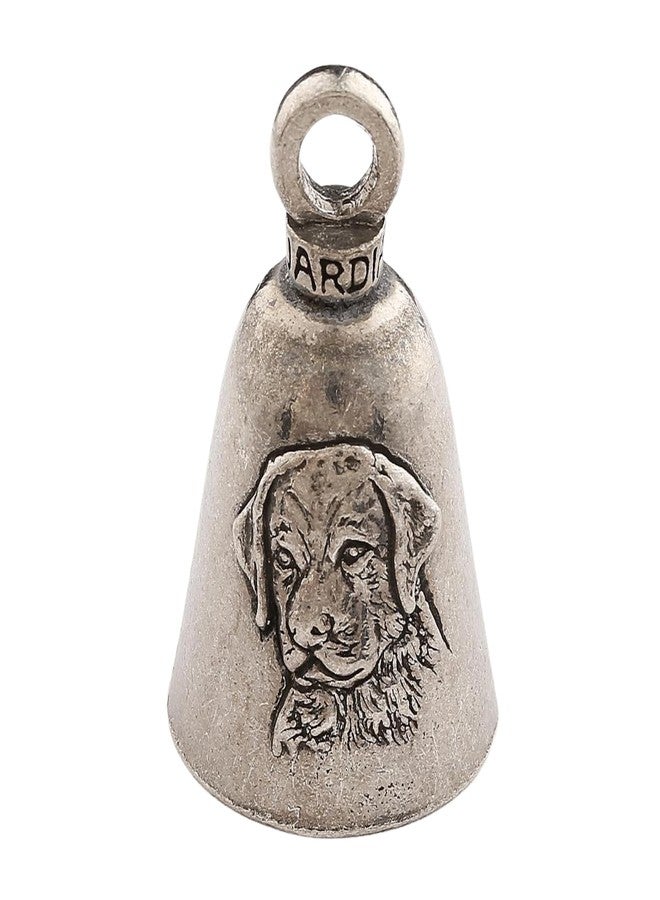 Guardian Bell Labrador Good Luck Bell w/Keyring & Black Velvet Gift Bag | Motorcycle Bell | Lead-Free Pewter | Made in USA - Image 1