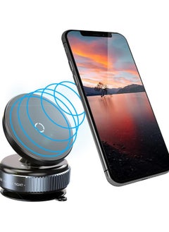 ADAK Universal Glass Vacuum Suction Car Phone Holder, Stable Mobile Mount for Glass, Mirrors, Screens| One-Hand Operation, Durable Design,Strong Grip for Smartphones,Versatile Use at Home, Car (Black) - pzsku/ZB5EBE50D9AEC2BD88A88Z/45/_/1736085708/2898d5e8-e1dd-4e10-b4b1-261e93cdccb4