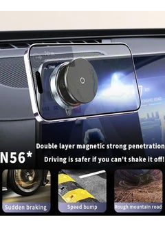 ADAK Universal Glass Vacuum Suction Car Phone Holder, Stable Mobile Mount for Glass, Mirrors, Screens| One-Hand Operation, Durable Design,Strong Grip for Smartphones,Versatile Use at Home, Car (Black) - pzsku/ZB5EBE50D9AEC2BD88A88Z/45/_/1736085728/5eff5a89-e1dd-4470-969a-e2aa2ff79abf