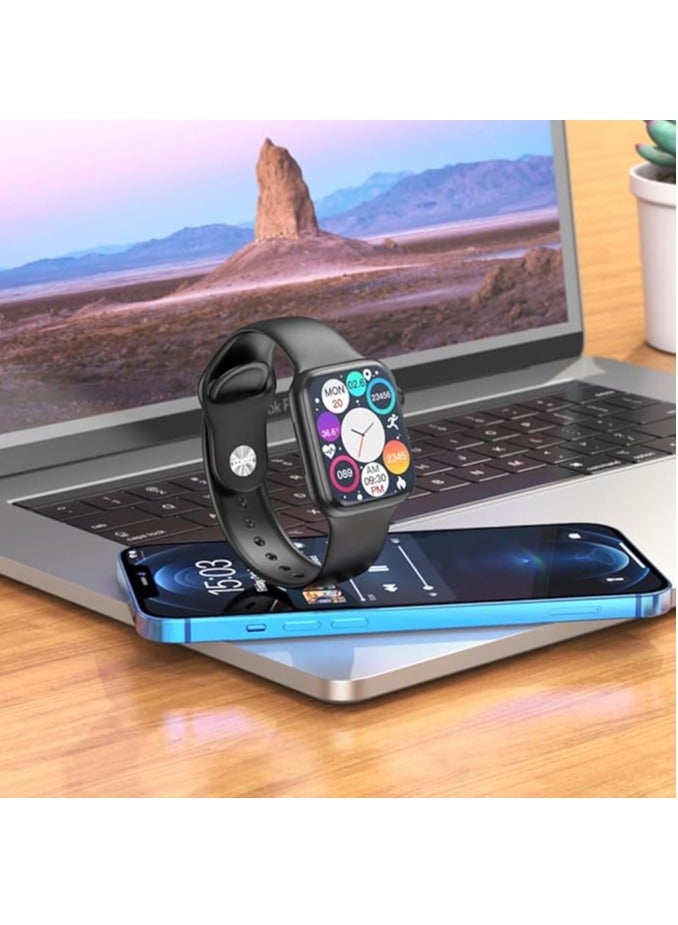 هوكو ساعة ذكية HOCO Y23 - إصدار Sports Calling، شاشة ناعمة 2.02 بوصة، بلوتوث V5.0، تدعم مراقبة النوم، ومراقبة معدل ضربات القلب، ومراقبة النشاط البدني، وتذكير بالخمول - أسود - Image 5