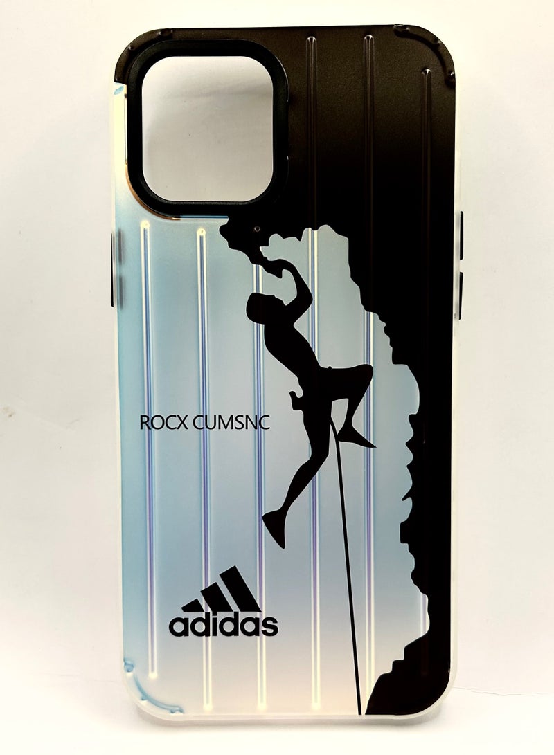 METALIC ADIDAS PRINTED SILICON CASE FOR IPHONE 12 PRO MAX