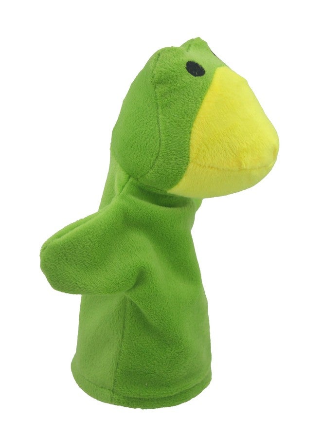 Elfactory Animal Hand Puppet for Kids - Educational Storytelling Interactive Plush Animal Hand Puppet for Learning (4-8 inches) (Frog) - Image 3