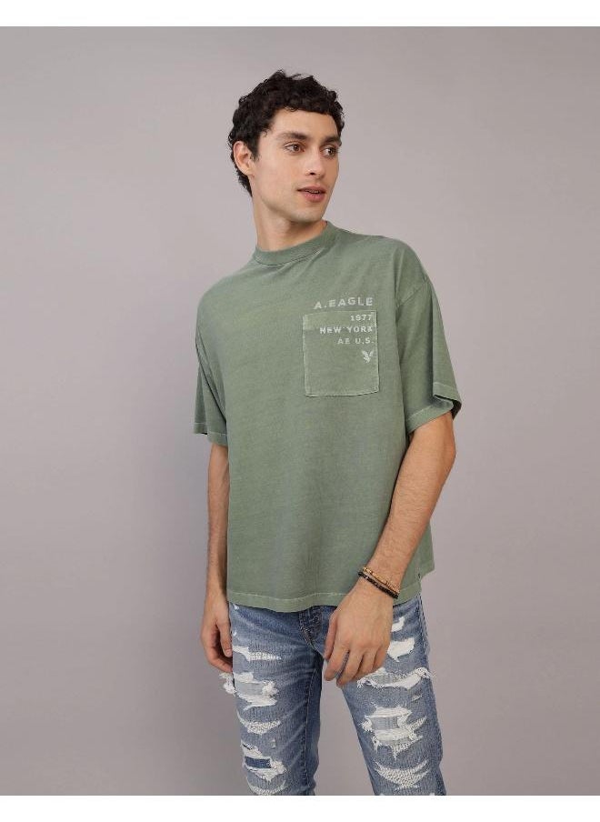 American Eagle Graphic Crew Neck T-Shirt  - Image 1