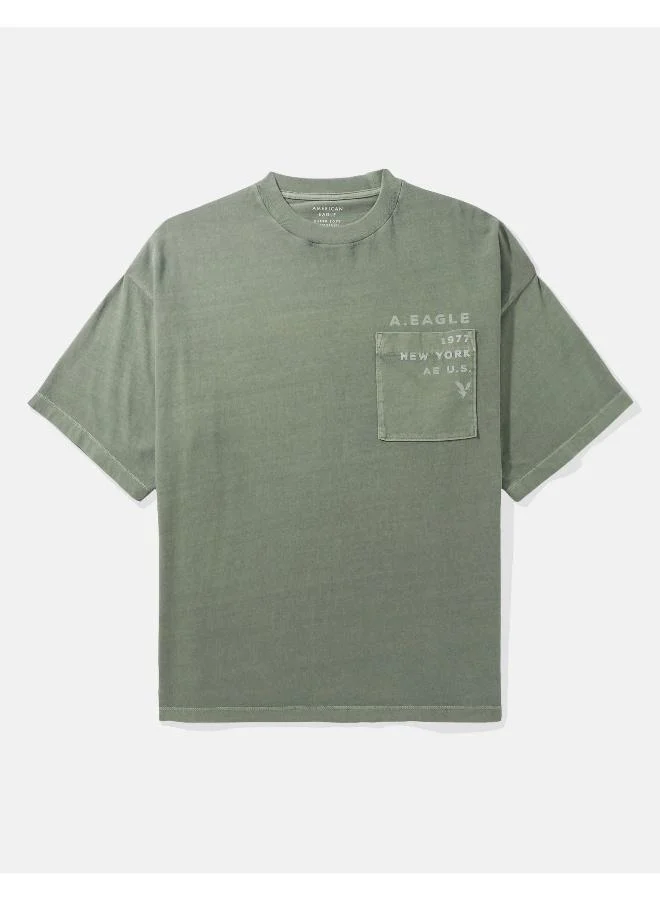 امريكان ايجل Graphic Crew Neck T-Shirt