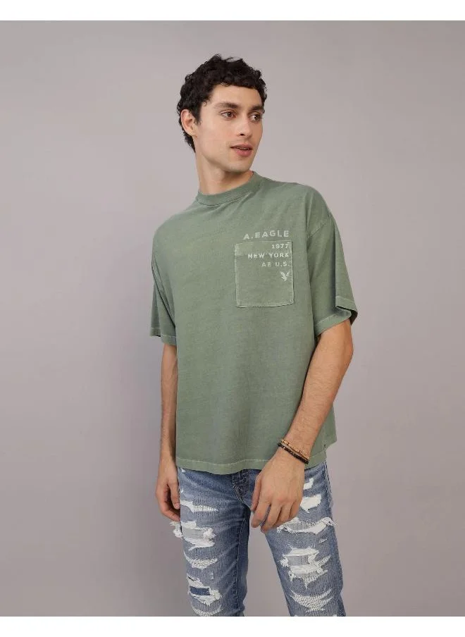 امريكان ايجل Graphic Crew Neck T-Shirt