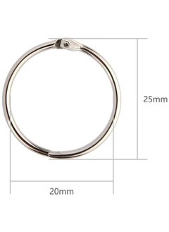 Binder Rings 0.8 Inch, 60 Pcs Book Rings, O Rings for Flashcards Loose, Metal Rings for Index Cards, Silver Loose Leaf Binder Rings for Paper, School, Home or Office - pzsku/ZB5EC33A76CEA5CFFB14DZ/45/_/1740879122/de96ecc2-932d-409d-b1c0-4e59bd455c8c