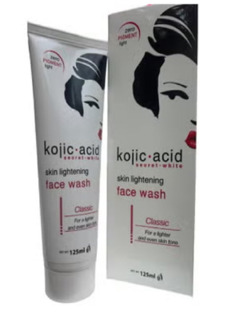 KOJIC ACID Skin Lightening Face Wash 125 ml  - Image 1
