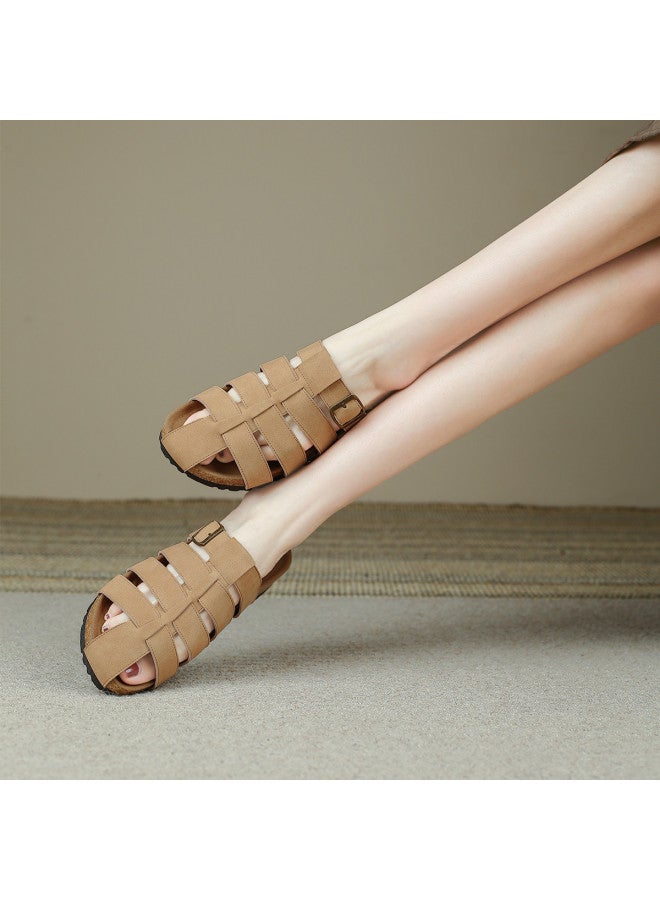 SAFIYA Saturday's 2025 New Fashion Slippers For Women, Summer Outdoor Wear, High-end Comfortable Mule Slippers For Women - Image 4