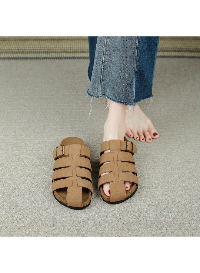 SAFIYA Saturday's 2025 New Fashion Slippers For Women, Summer Outdoor Wear, High-end Comfortable Mule Slippers For Women - Image 5
