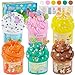 LAWOHO Butter Slime Kit Easter Basket Stuffers 6 Prefilled Easter Eggs with Butter Slime Cute Slimes Addins Soft Non Stick Fluffy Slimes for Birthday Party Favors for Girls Boys Egg Fillers - Image 2