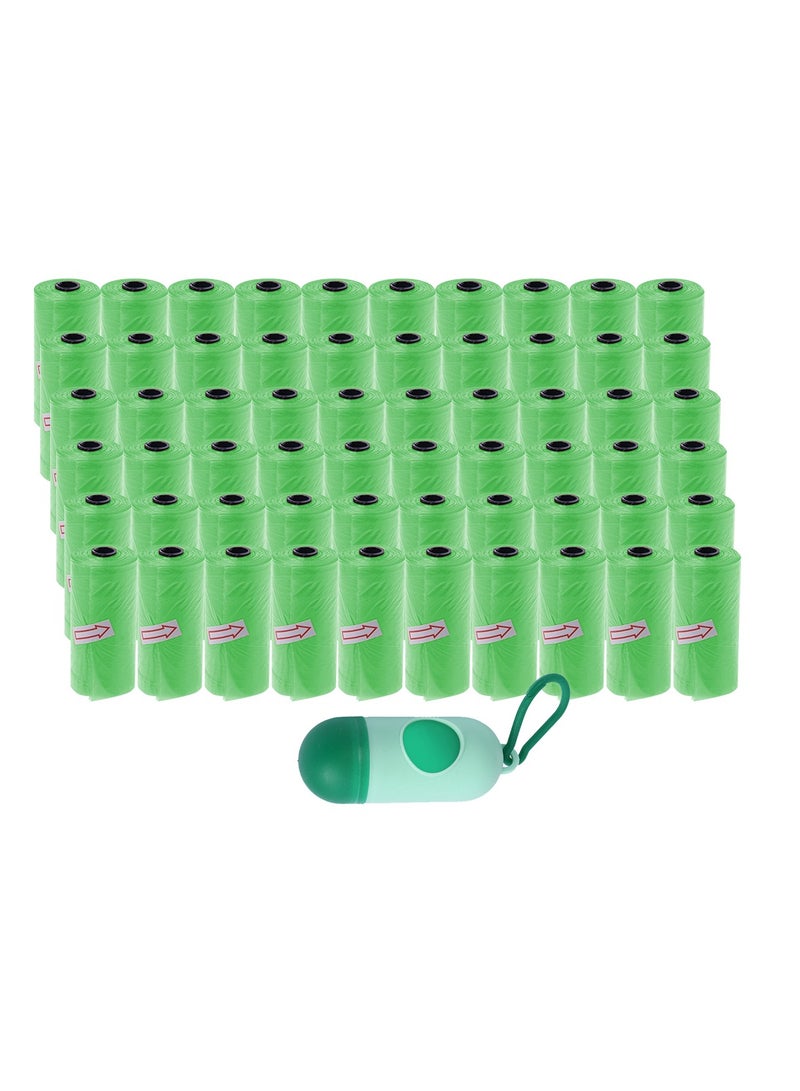 STAR BABiES Star Babies Disposable Scented BAG Pack of 60 (900bags) & Dispenser - Green - Image 1