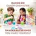 Playz Edible Exploding Candy Making Science Kit for Kids Ages 812 Years Old Food Science Chemistry Kid Science Kit with 29 Experiments Educational Science Kits for Boy Girls - Image 4