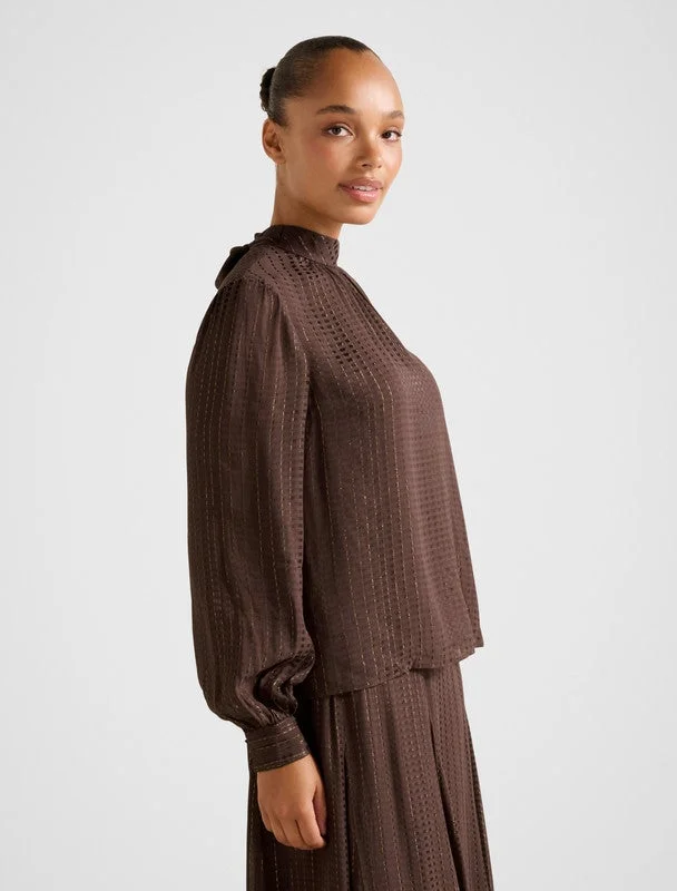 forever new  PRESLEE Neck Tie Top for Women | Best Price UAE