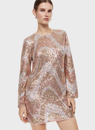 H&M Sequin Mini Dress