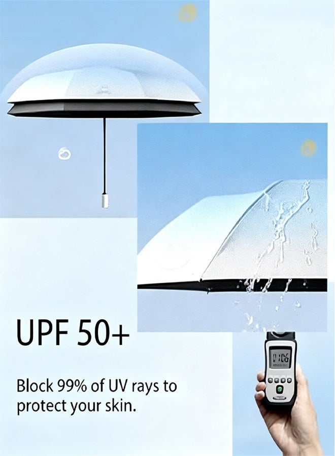 bifrost تدرج اللون المدمجة السفر طي التلقائي مظلة محمولة مظلة السيارات مفتوحة إغلاق / حماية الأشعة فوق البنفسجية / 8 الضلاع / خفيفة الوزن / الشمس المطر / حقيبة الظهر / النساء الأطفال - Image 3