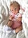 TERABITHIA 18Inches Rooted Blond Curly Hair Lifelike Reborn Baby Doll with Cuddly Cloth Body Real Life Newborn Girl Dolls That Look Realistic Forever Your Sweetheart - Image 4