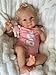 TERABITHIA 18Inches Rooted Blond Curly Hair Lifelike Reborn Baby Doll with Cuddly Cloth Body Real Life Newborn Girl Dolls That Look Realistic Forever Your Sweetheart - Image 3
