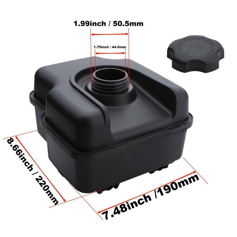 RYTIME 799863 Fuel Tank Compatible with 694260 698110 695736 697779 799863 Fits for Most 121000 122000 lawn mower Snowblower Gas Tank - Image 5