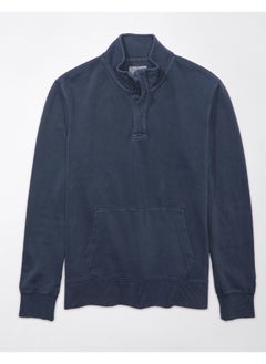 American Eagle AE Quarter-Snap Mockneck Sweatshirt  - Image 3
