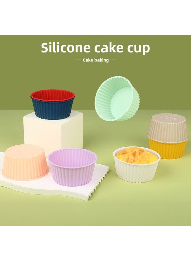 Cake Mold Air Fryer Bowl Reusable Household Oven Cake Pudding Baking Mold-Specifications:Nordic Powder (without Packaging) - Image 2