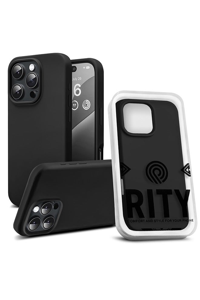 RITY iPhone 16 Pro Silicone Case – Premium Design with Ultra-Soft Touch, Shock-Resistant, Full Protection with Luxurious Microfiber Lining - Image 1