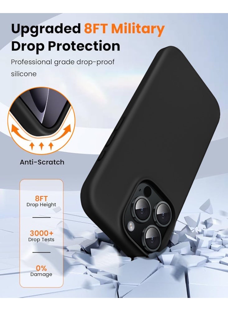 RITY iPhone 16 Pro Silicone Case – Premium Design with Ultra-Soft Touch, Shock-Resistant, Full Protection with Luxurious Microfiber Lining - Image 3