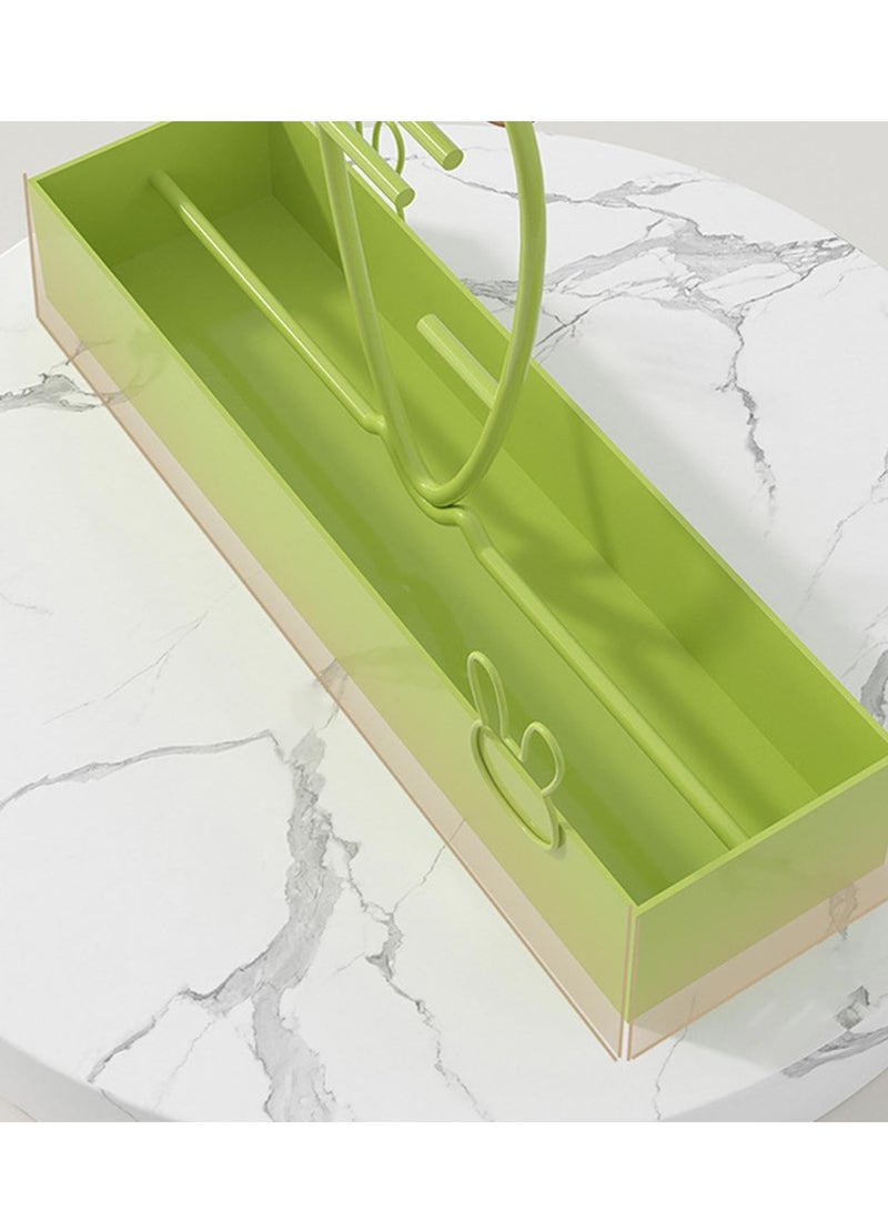 SYOSI Mosquito Coil Holder, Portable Mosquito Coil Holder, Metal Mosquito Coils Burner Hanging Indoor Outdoor, Mosquito Coil Tray With Ash Catcher, for Home, Outdoor (Green) - Image 4