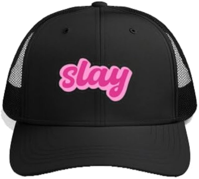 slay Plain unisex baseball cap Black