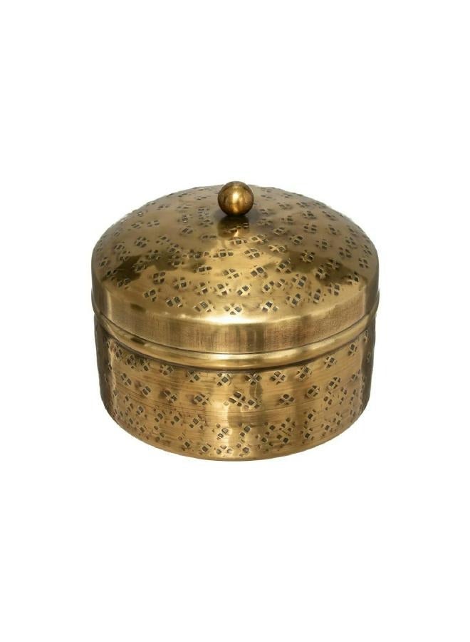 لوفت صندوق، مجموعة من قطعتين، ذهبي، معدني-182242 يصل لجميع الاغراض - Image 3