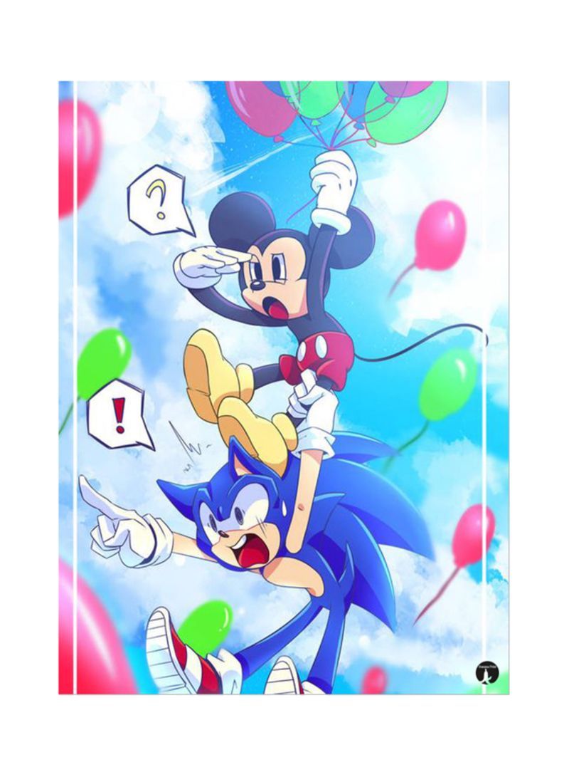 RKN The Video Game Sonic Mouse Pad Blue