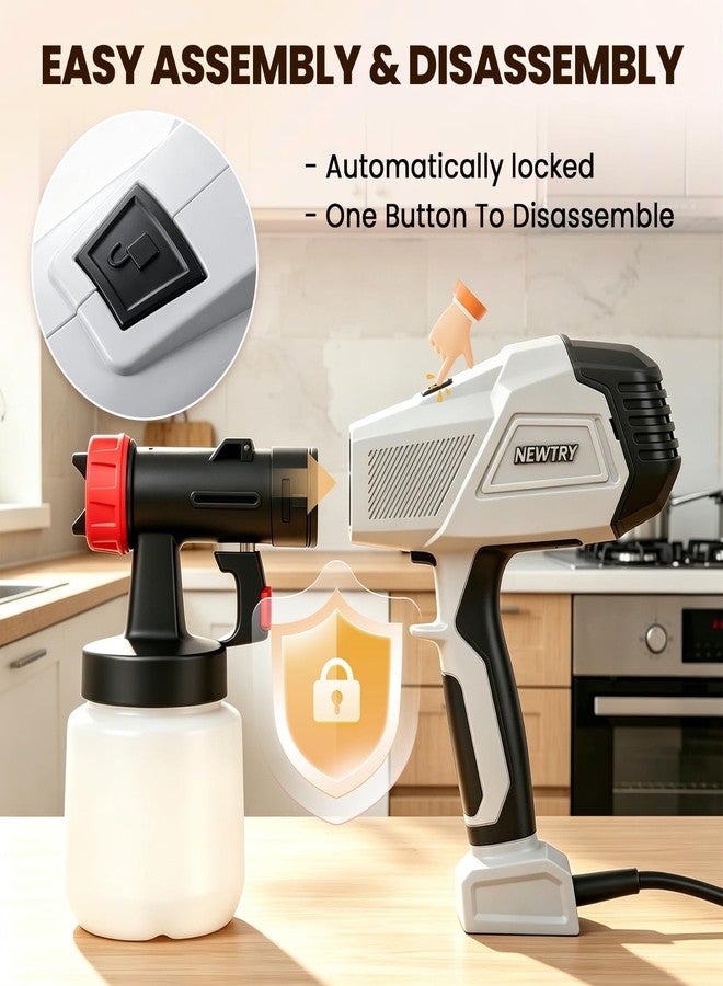 NEWTRY 500W Chocolate Spray Gun for Cakes, 110V Electric Paint Sprayer, Cake Sprayer Kit, 3 Modes, Chocolate Decoration Cake Furniture - Image 5