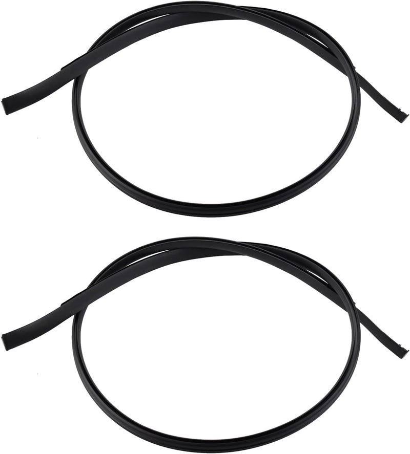 TERUIPE 2 pcs Black Roof Trim Molding Kit for Toyota Corolla 2009-2013 - Image 1