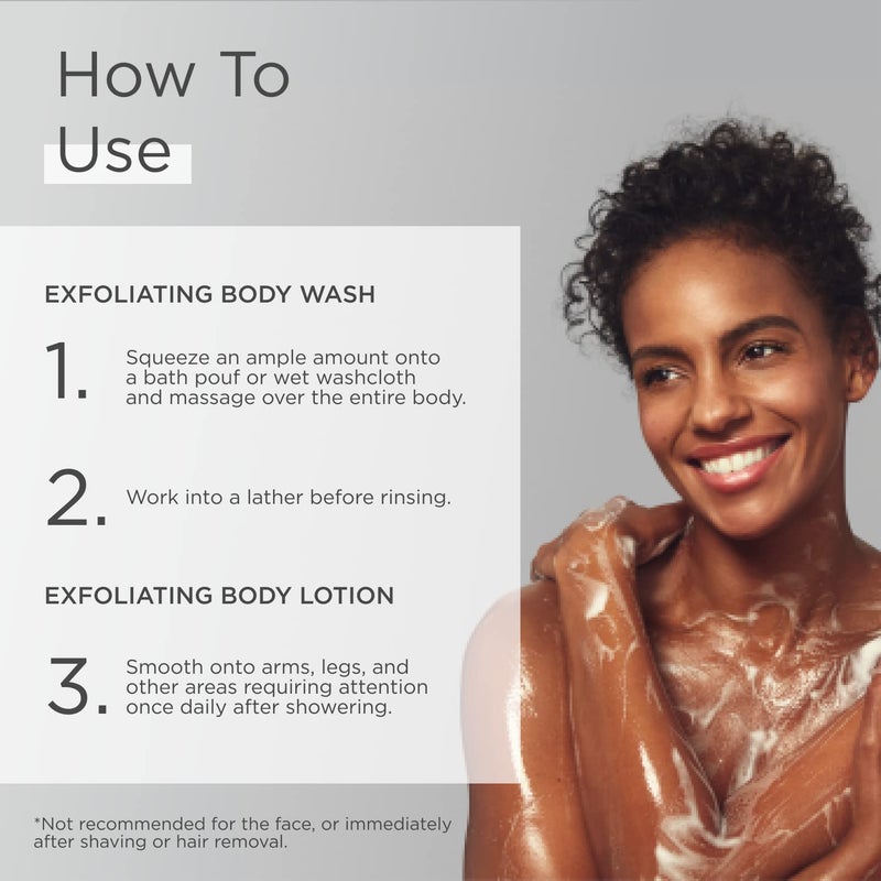 GLYTONE Glycolic Acid Body Wash Exfoliating Moisturizing Body Wash for Dry Skin Reduce Keratosis Pilaris FragranceFree Exfoliator with Glycolic Acid for Rough Bumpy Skin 2 Fl Oz - Image 4