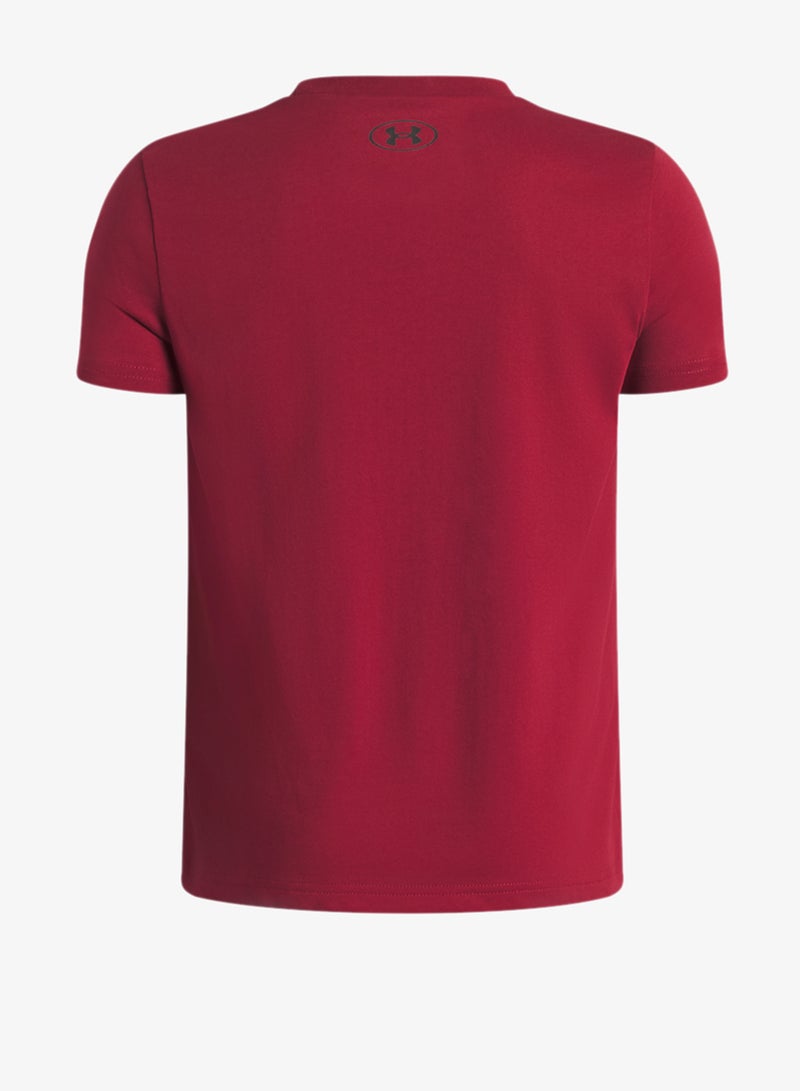 UNDER ARMOUR Youth Boxed Updated T-Shirt - Image 2