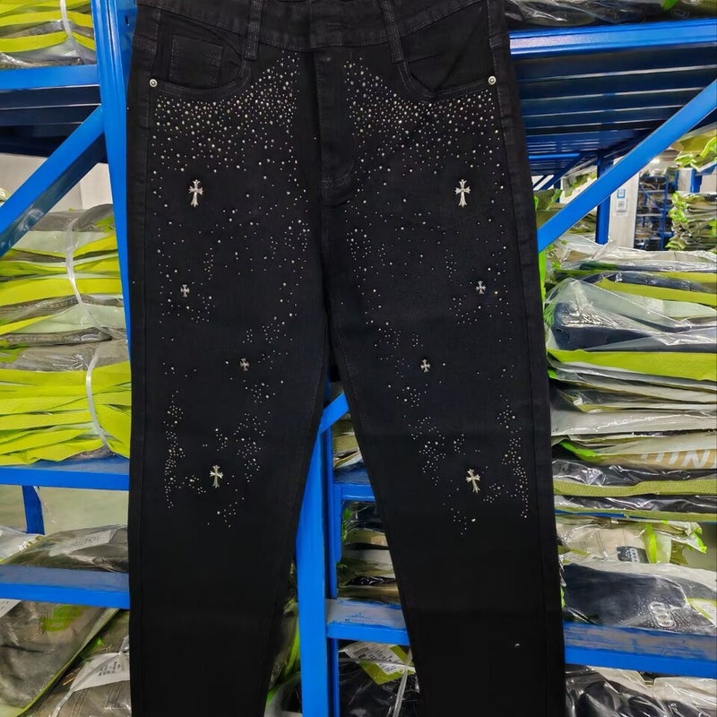 Unisex Casual Daily Denim Jeans - Image 2