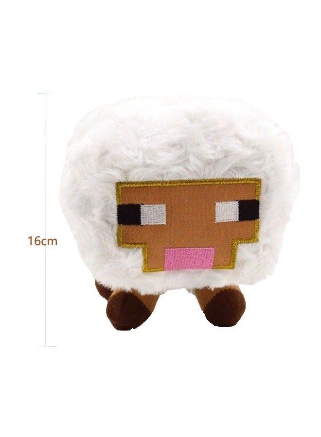 Minecraft Cute Toy Figures: 2-Piece Steve and Sheep Stuffed Figures, MATS for My World - Gift Collection for Fans and Kids. - Image 3