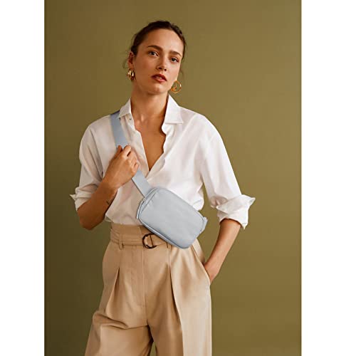 Telena Belt Bag for Women Men Fashionable Crossbody Fanny Pack for Women Waist Bag with Adjustable Strap Light Blue - Image 2